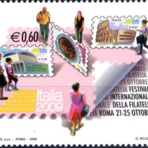 2009 Festival Filatelia 3° emissione rosa