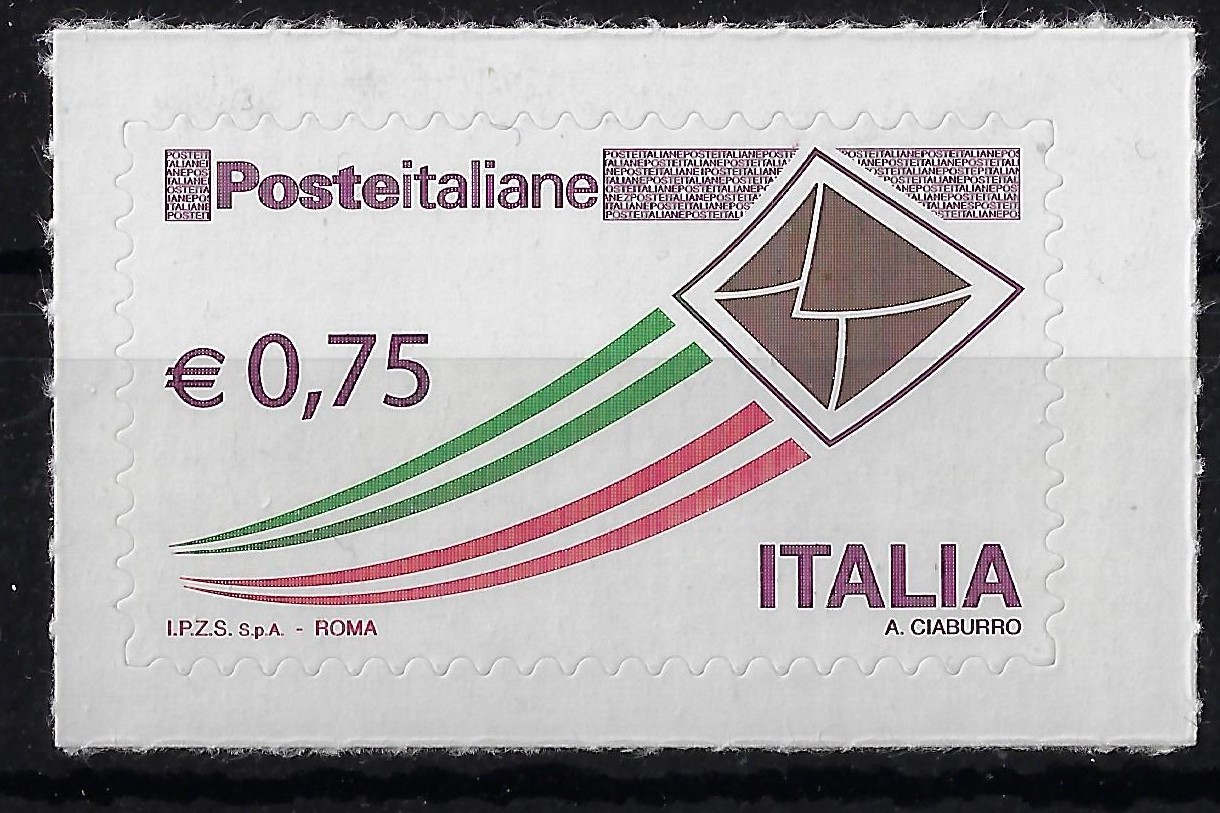 2011 Posta Italiana €. 0,75