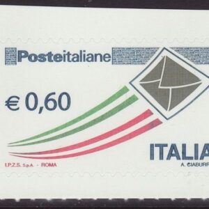 2010 Posta Italiana €. 0,60 busta oro
