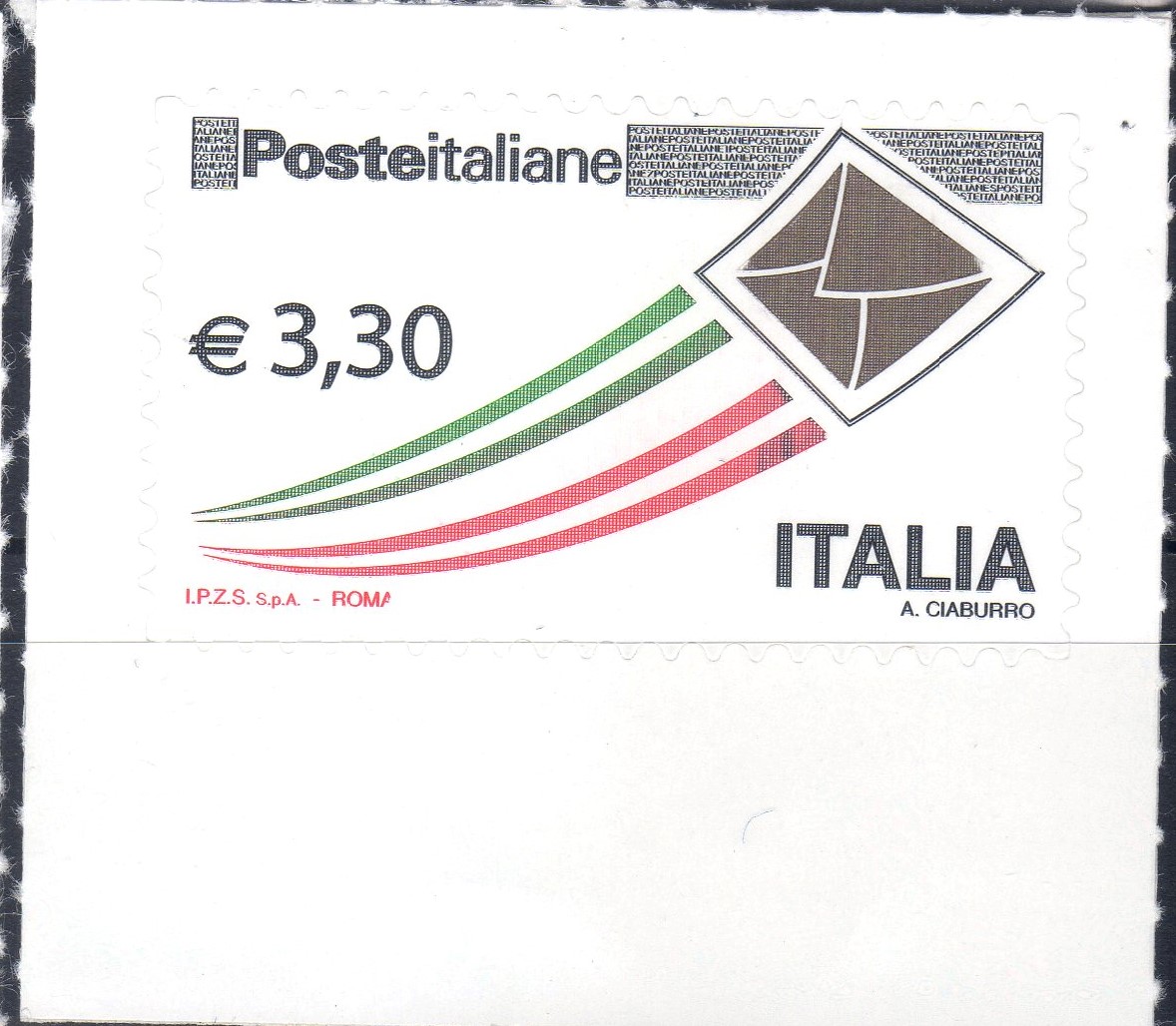 2009 Posta Italiana €. 3,30