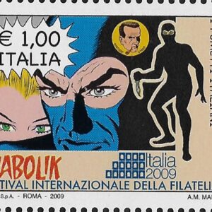 2009 Festival Filatelia collezionismo Diabolik