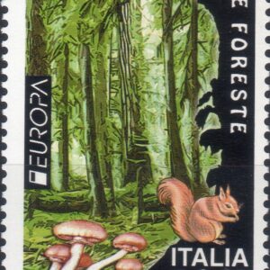2011 Europa - Le Foreste funghi e scoiattolo