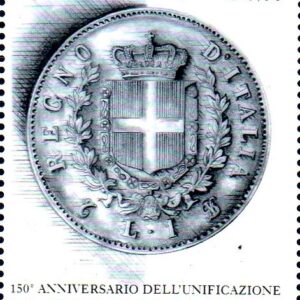 2012 150° della Lira Italiana Retro moneta 1 Lira