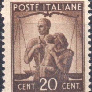 1945 20 centesimi Democratica