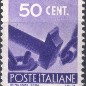 1945 50 centesimi Democratica