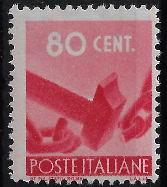 1945 80 centesimi Democratica