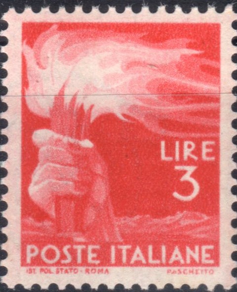 1945 3 £. Democratica