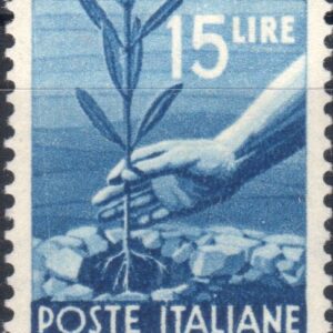 1945 15 £. Democratica