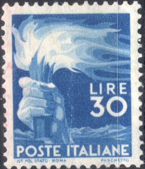1945 30 £. Democratica