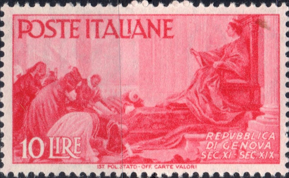 1946 10 £ Avvento della Repubblica