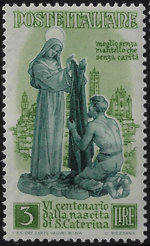 1948 £ 3 S. Caterina da Siena