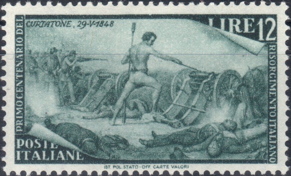 1948 £ 12 Centenario del Risorgimento