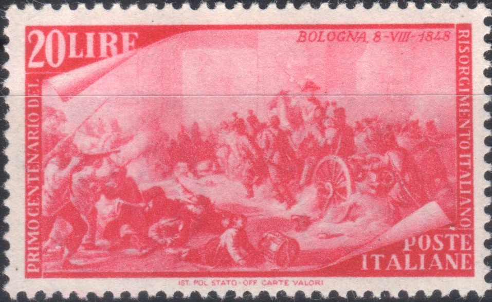 1948 £ 20 Centenario del Risorgimento