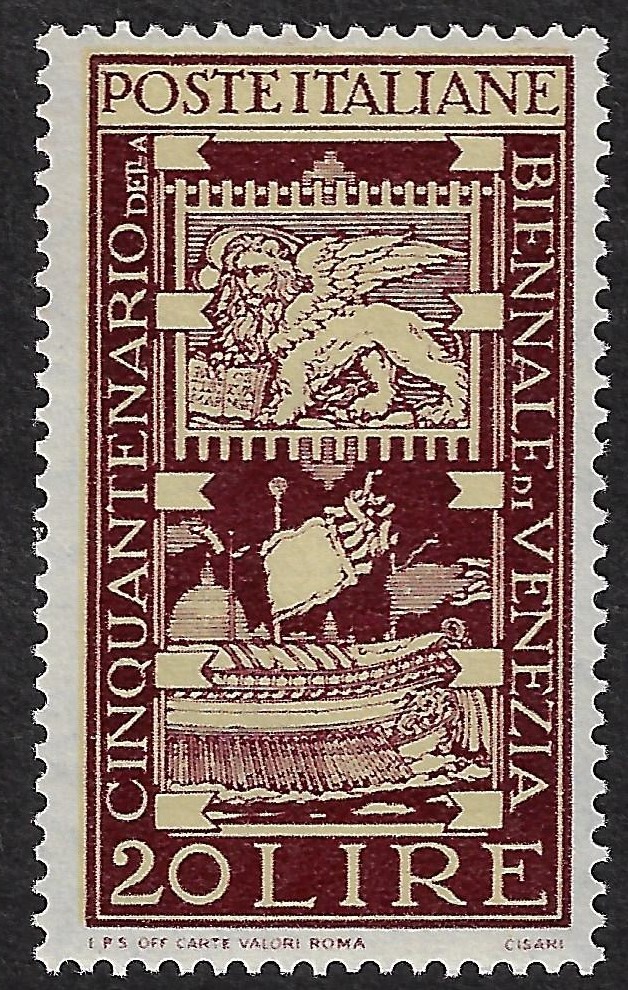 1949 £ 20 50° Biennale d'Arte di Venezia