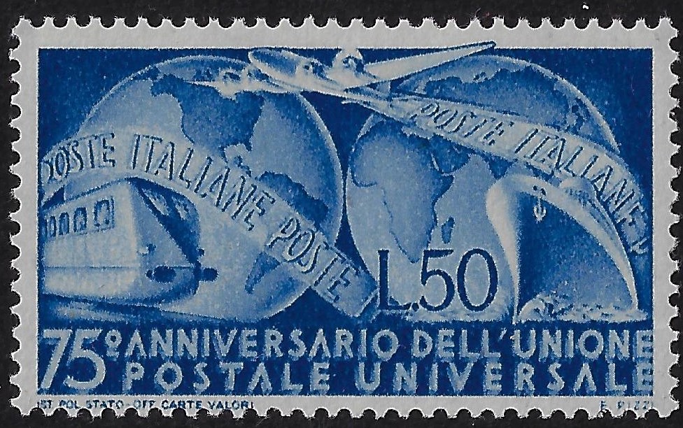 1949 75° Anniversario dell' UPU
