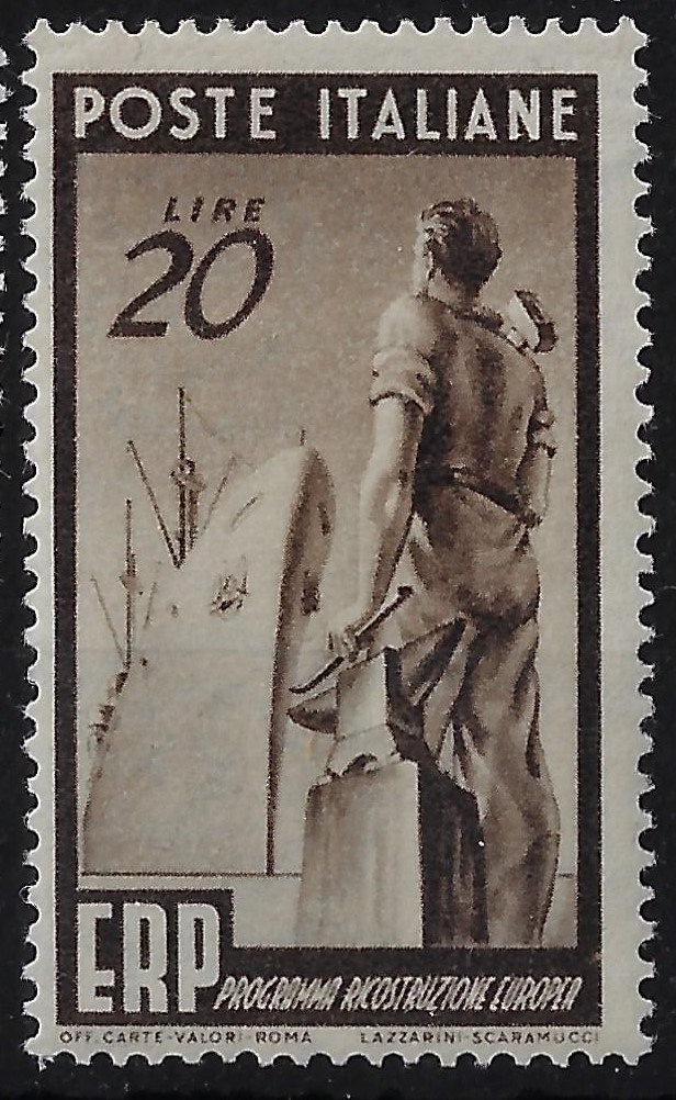 1949 £ 20 Programma di ricostruzione dell'Europa ERP