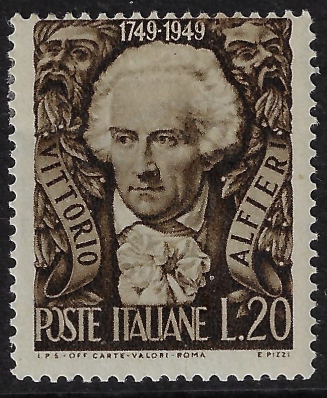 1949 200° nascita di Vittorio Alfieri