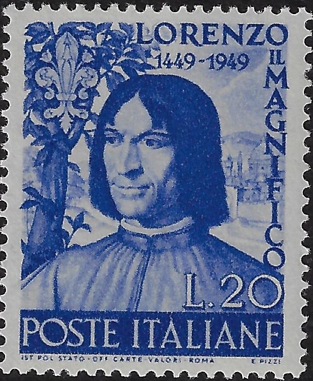 1949 500° nascita Lorenzo il Magnifico