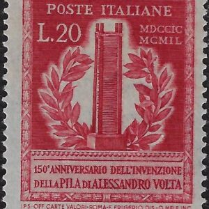 1949 £ 20 150° Anniversario della Pila di A. Volta