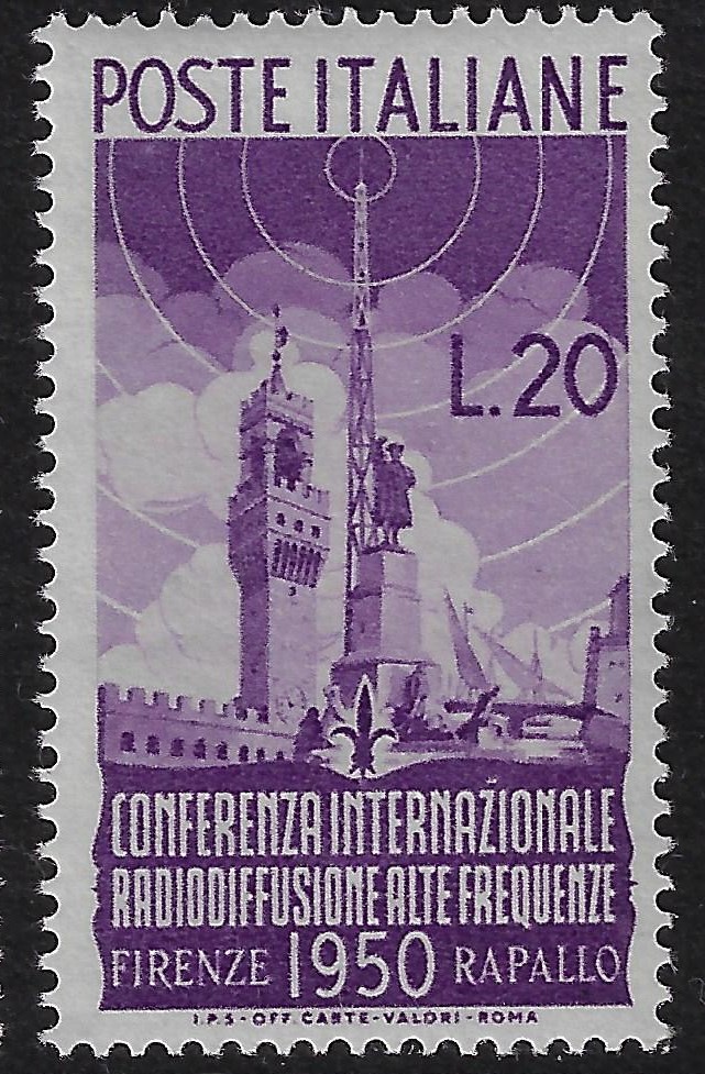 1950 £ 20 Conferenza Internazionale di Radiodiffusione