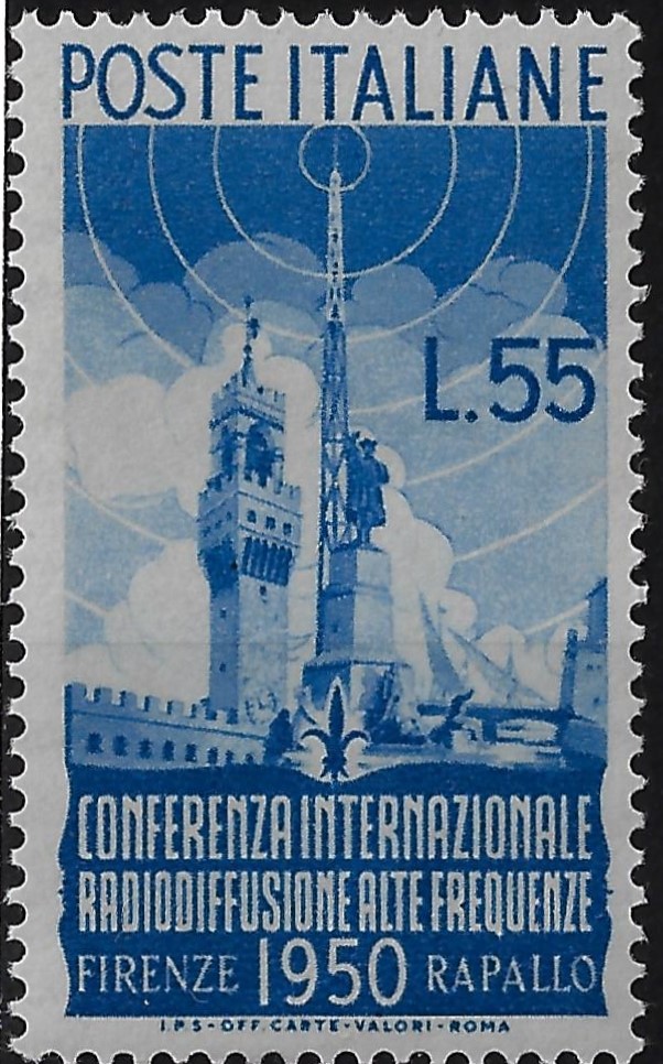 1950 £ 55 Conferenza Internazionale di Radiodiffusione