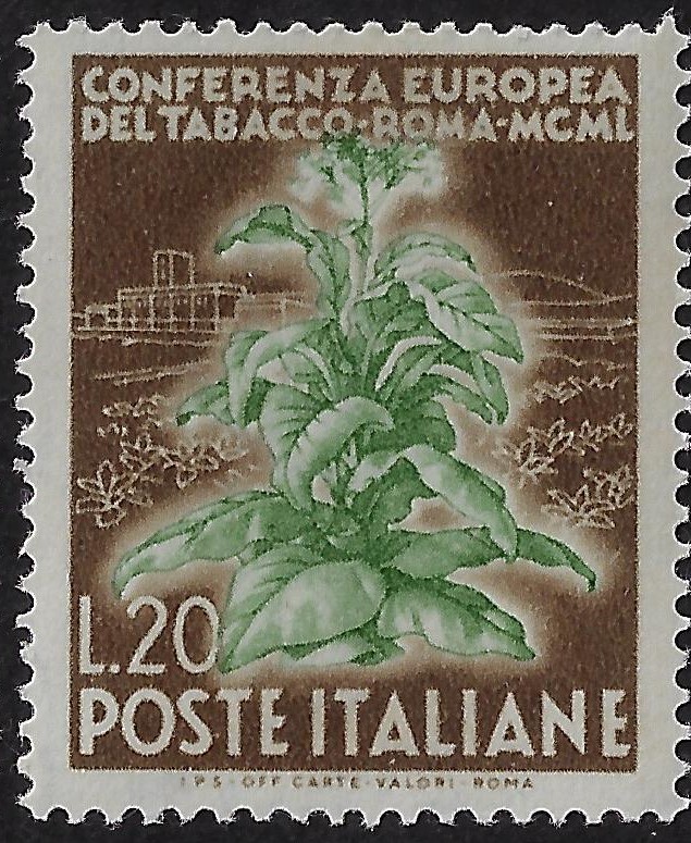 1950 £ 20 Conferenza Europea del Tabacco