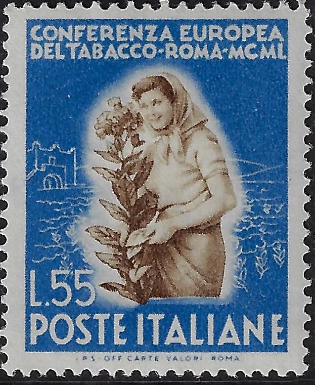 1950 £ 55 Conferenza Europea del Tabacco