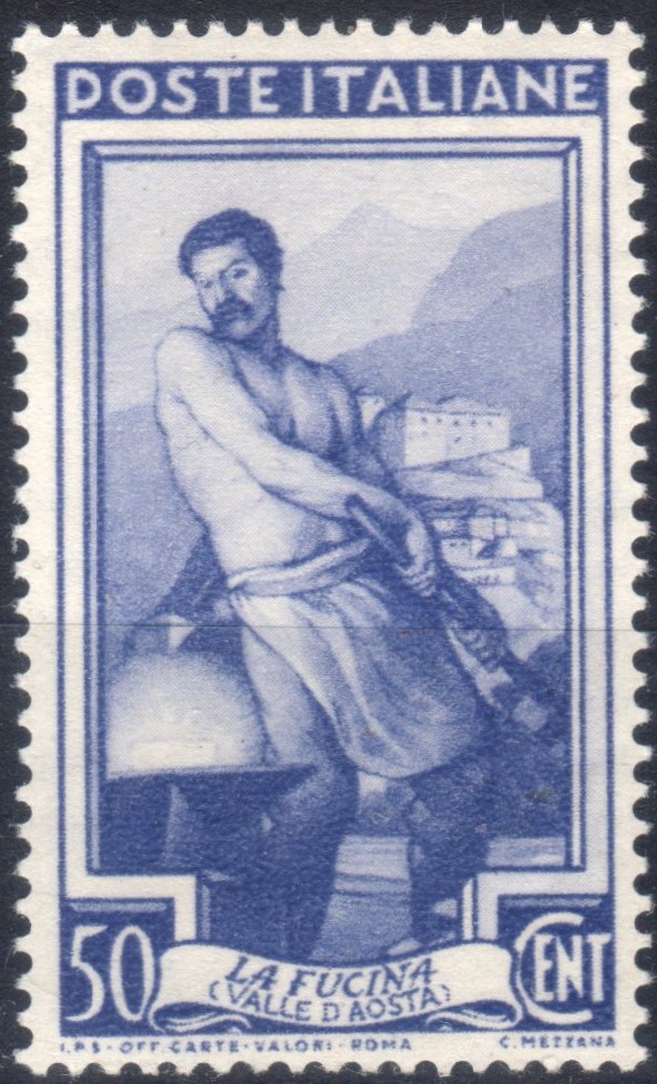 1950 50 c Italia al Lavoro