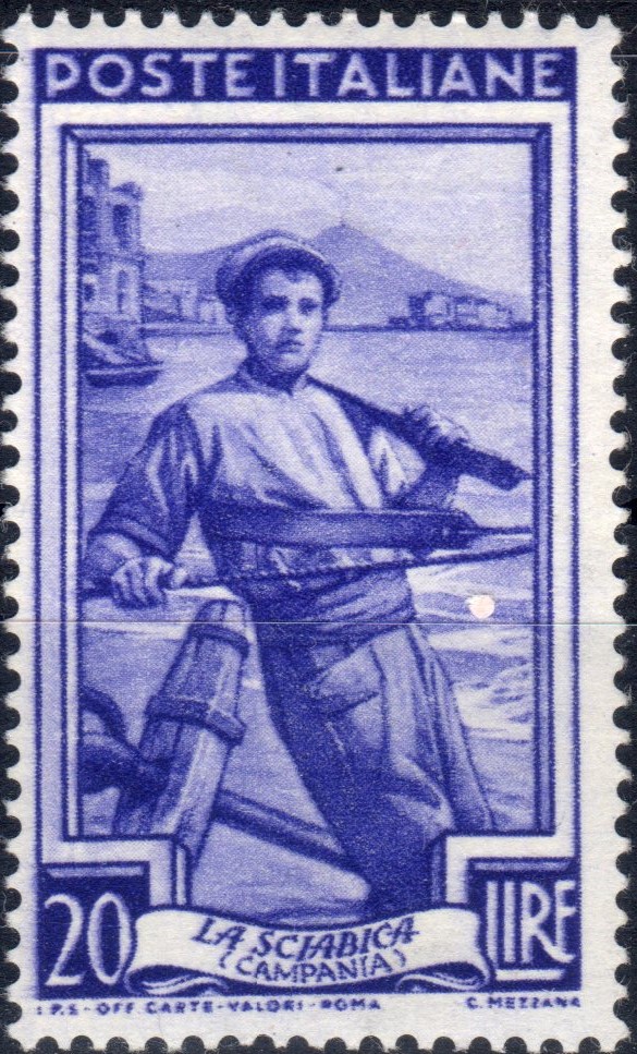 1950 £ 20 Italia al Lavoro