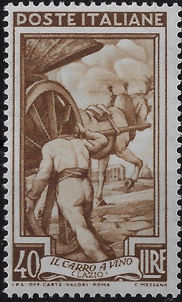 1950 £ 40 Italia al Lavoro