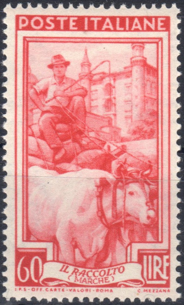 1950 £ 60 Italia al Lavoro