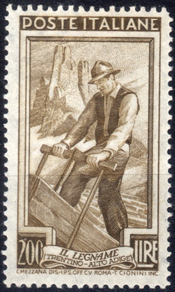 1950 £ 200 Italia al Lavoro