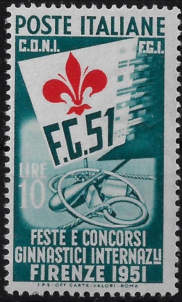 1951 £ 10 Ginnici