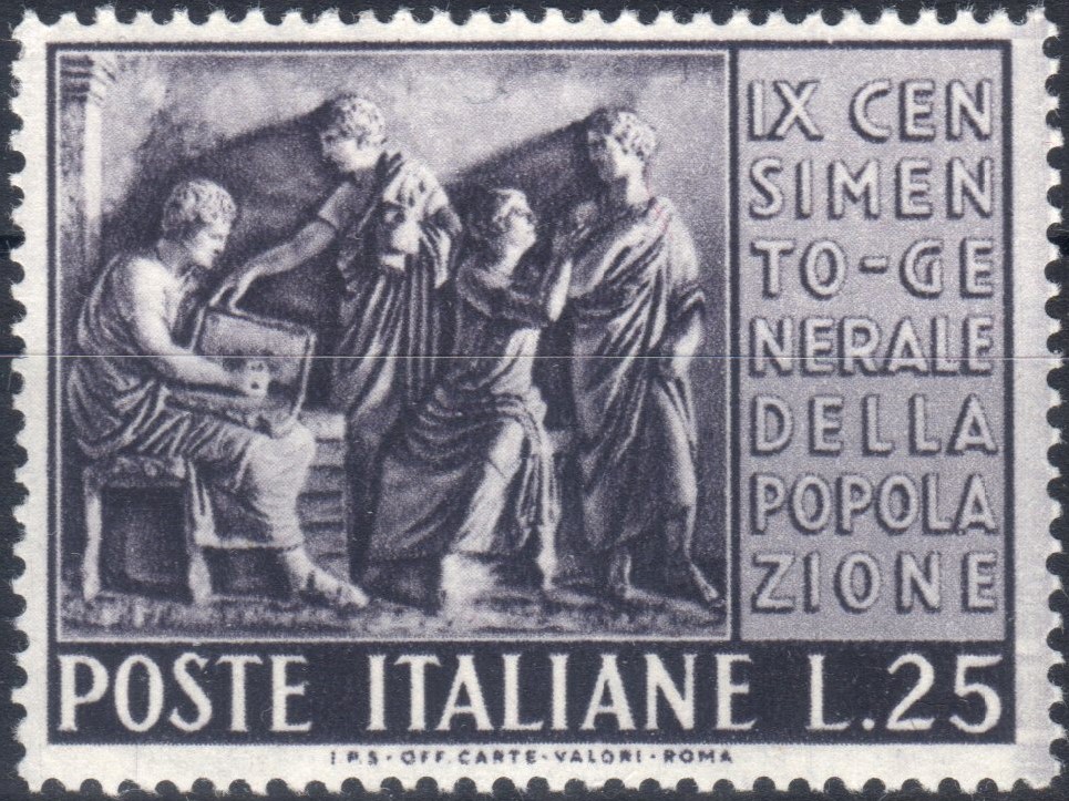 1951 £ 25 Censimento