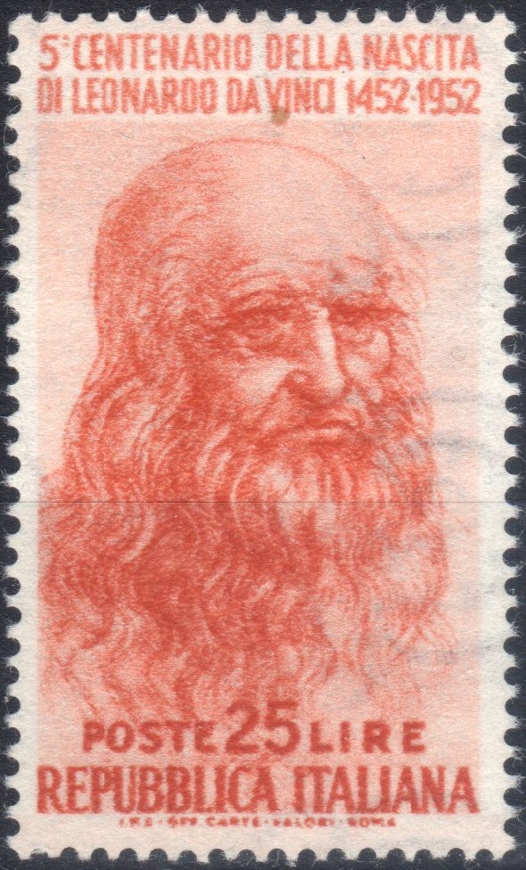 1952 £ 25 Leonardo da Vinci