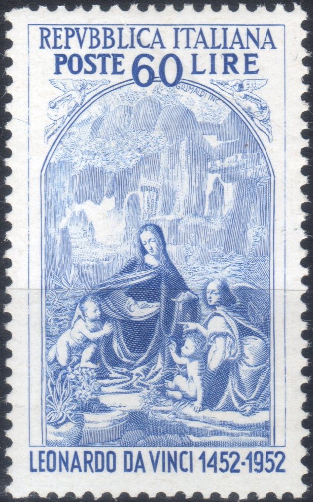 1952 60 £ Leonardo da Vinci