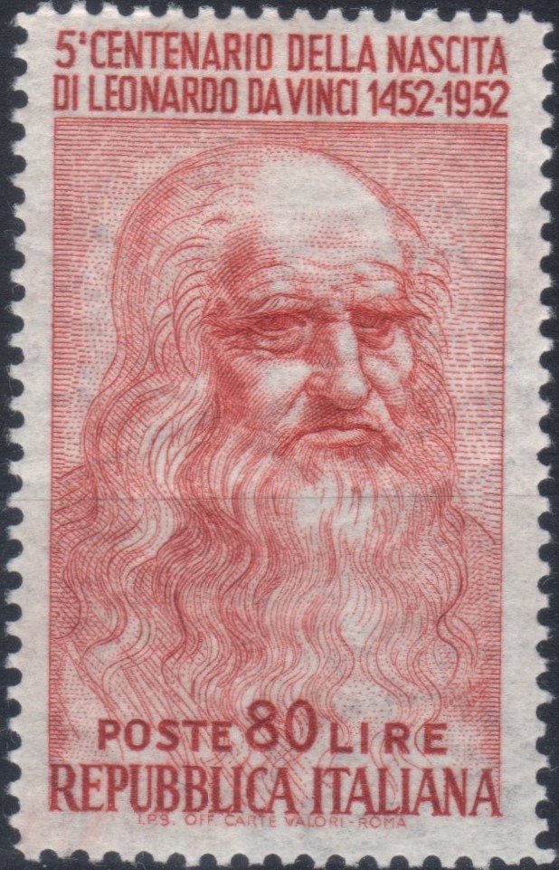 1952 80 £ Leonardo da Vinci