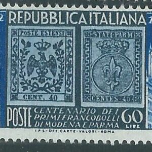1952 60 £ Francobolli Modena e Parma