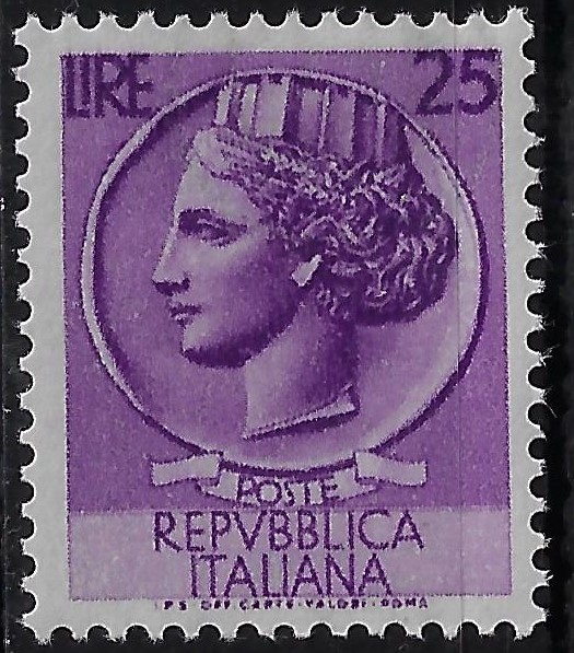 1953 £ 25 Siracusana Ruota