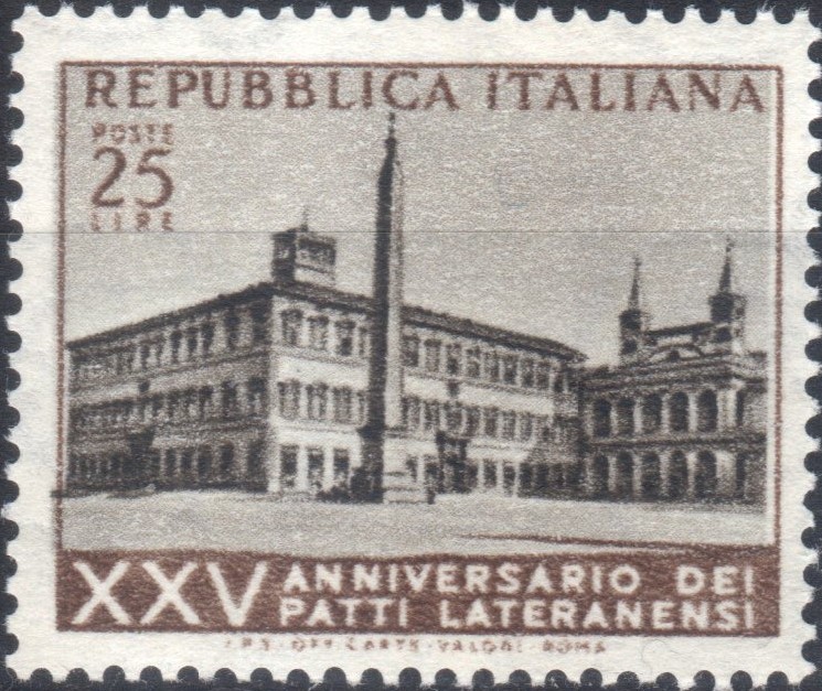 1954 £ 25 Patti Lateranensi
