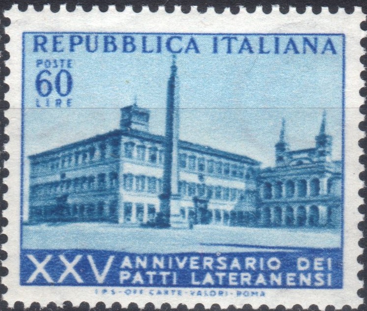 1954 60 £ Patti Lateranensi