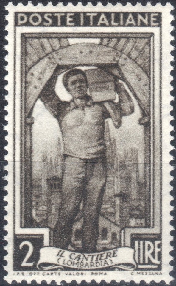 1955 Italia al lavoro £ 2