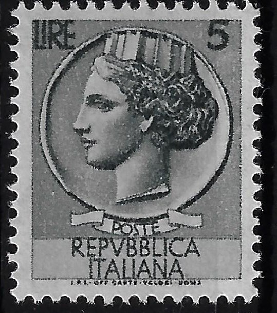 1955 Siracusana £ 5