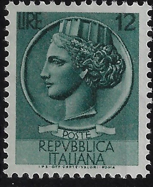 1955 Siracusana £ 12