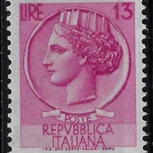 1955 Siracusana £ 13