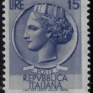 1955 Siracusana £ 15