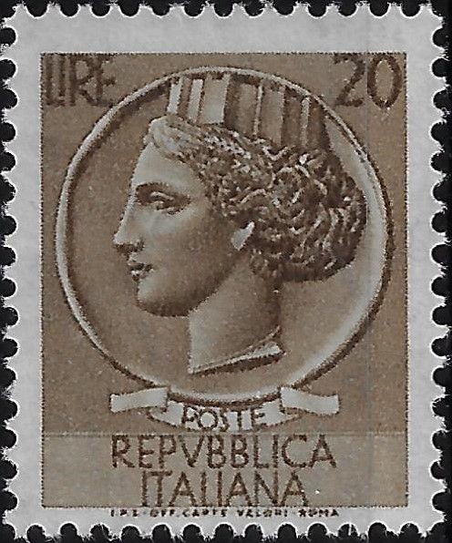 1955 Siracusana £ 20