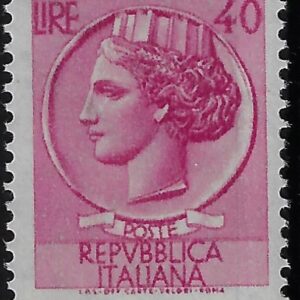 1955 Siracusana £ 40