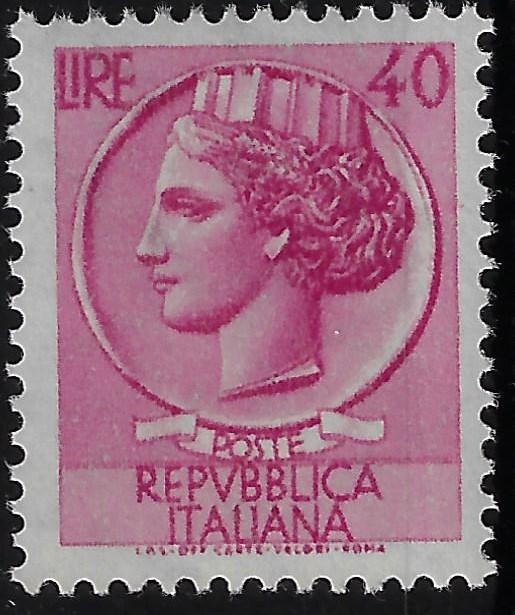 1955 Siracusana £ 40