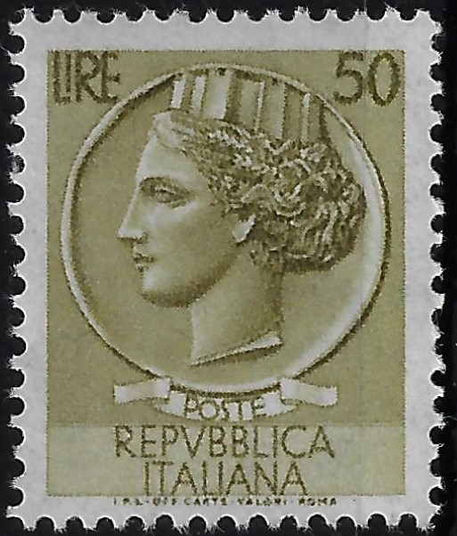 1955 Siracusana £ 50